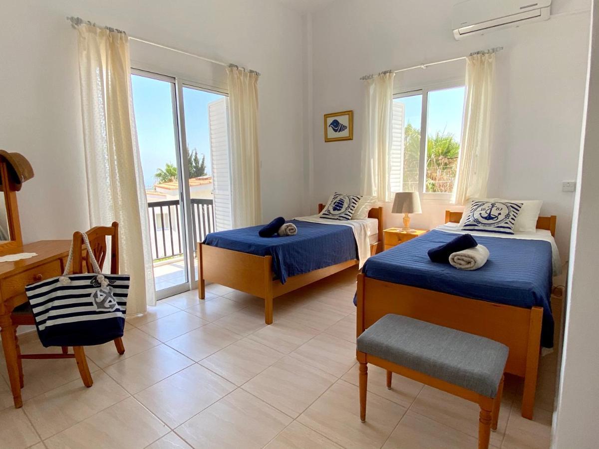 Villa Alicia With Priv Pool, Beautiful Garden And Shady Veranda- 5 Min To The Beach Peyia Buitenkant foto